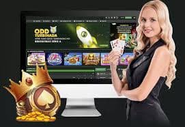 Mesin slot online modern dengan tema berwarna-warni